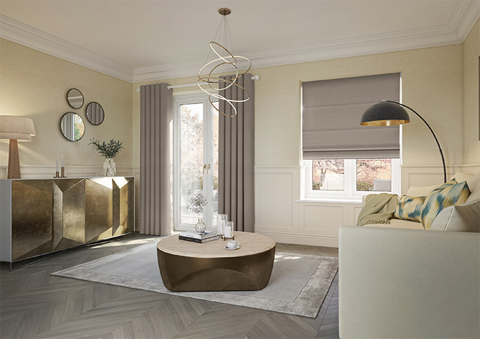 Faye, Dusky Brown - Made to Measure Curtains - Image 8